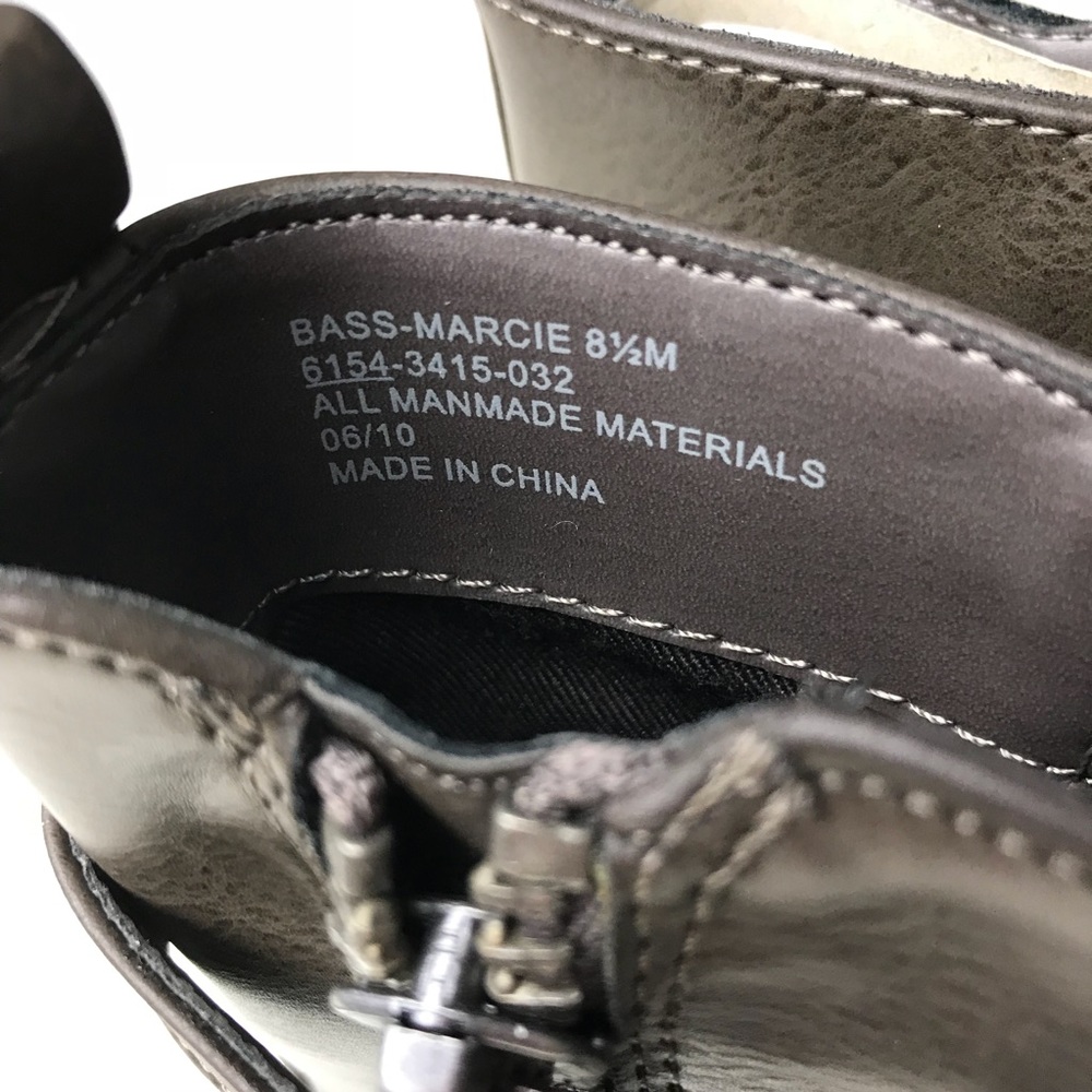 Bass | Woman’s Marcie Brown Buckle and Zipper Boot - Picture 6 of 8